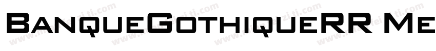 BanqueGothiqueRR Med字体转换